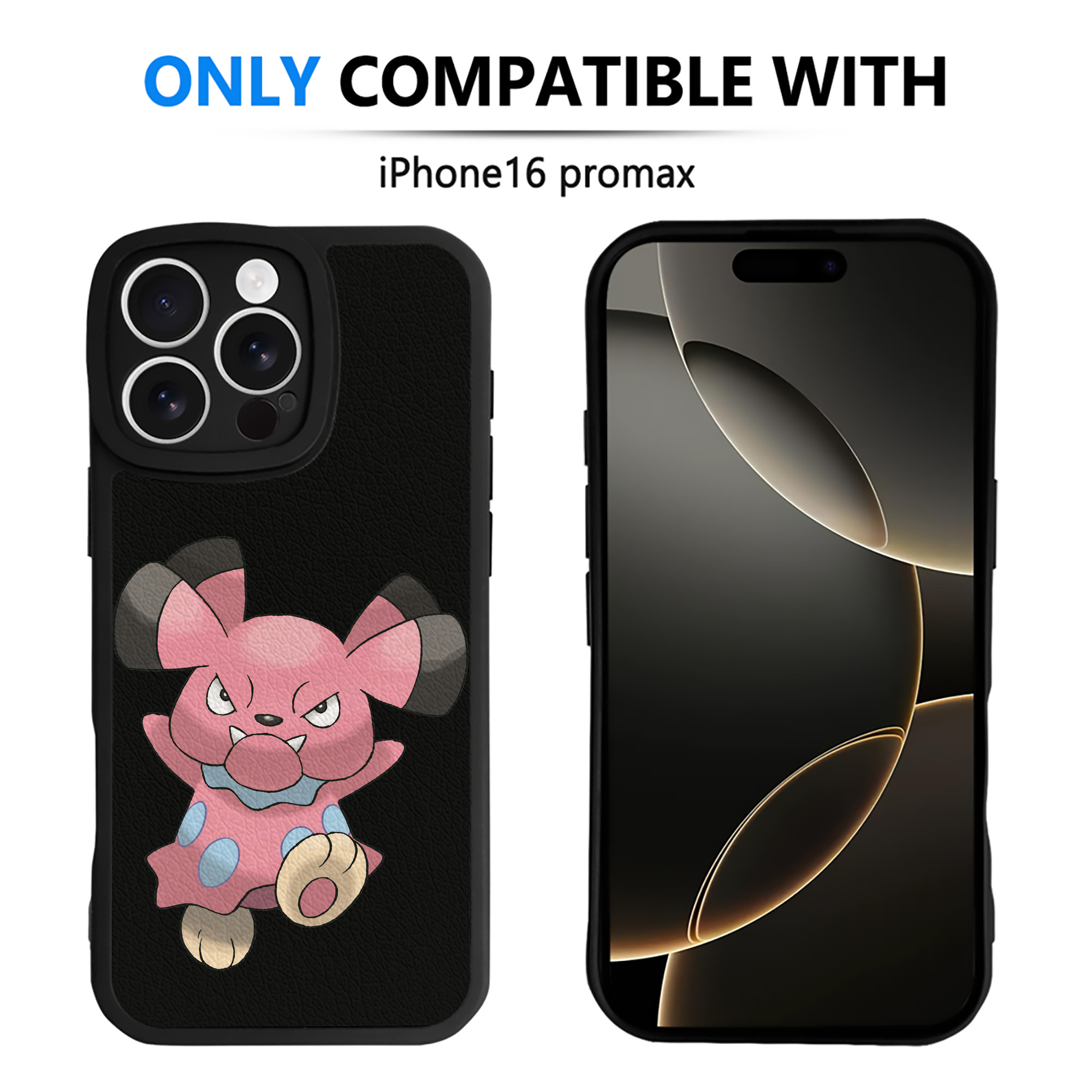 （画像用） ポケットモンスター Pokémon 【iPhone 16シリーズ対応】シリコンスマホケース（レザー調） 材質：シリコン